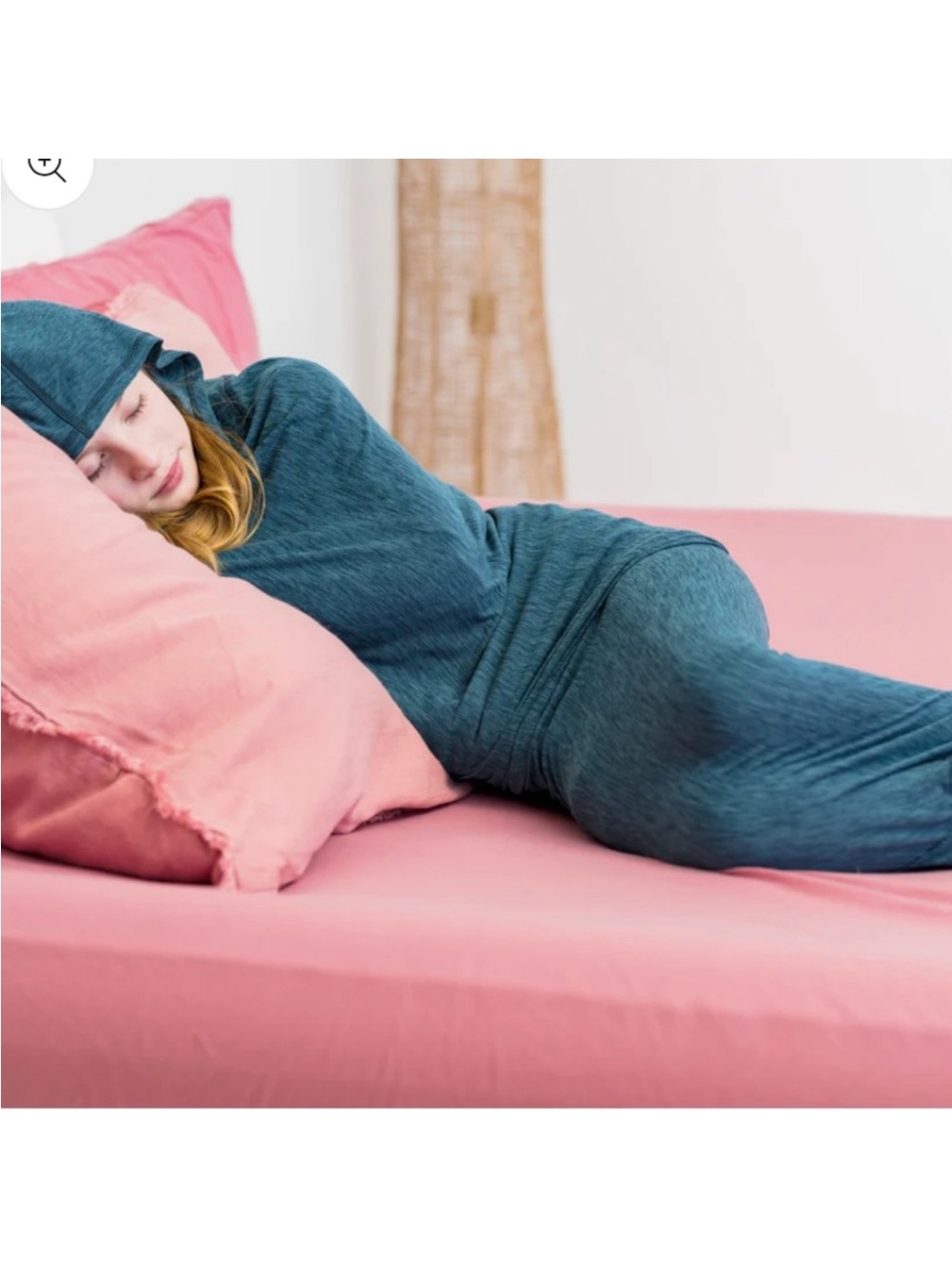 Hug Sleep Tween Teal Green Hooded Sleep Pod